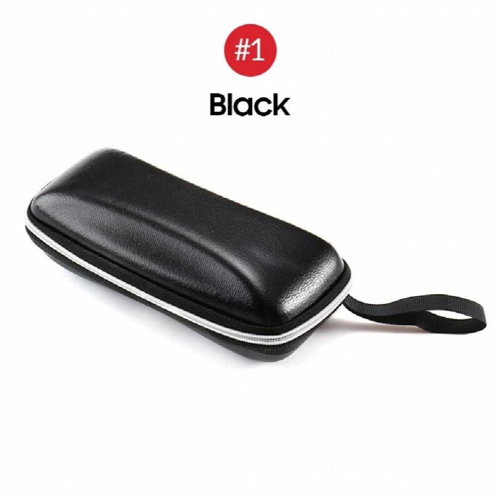 VIVIBEE Men PU Leather Sunglasses Case Zipper Waterproof Sun Glasses Eyewear Storage Eyeglasses Spectacle Box