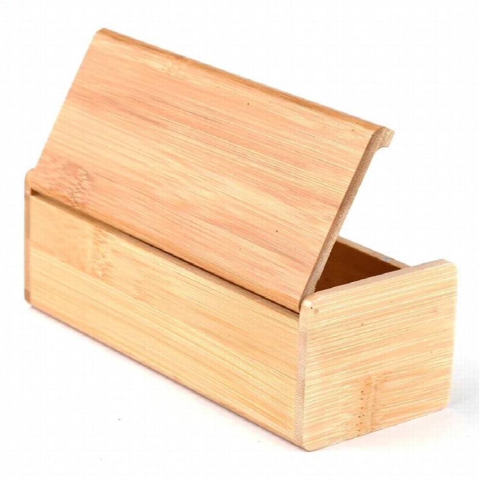 Bamboo Wood Glasses Case Flip Sunglasses Case Vintage Wooden Sunglasses Case High Glasses Storage Box