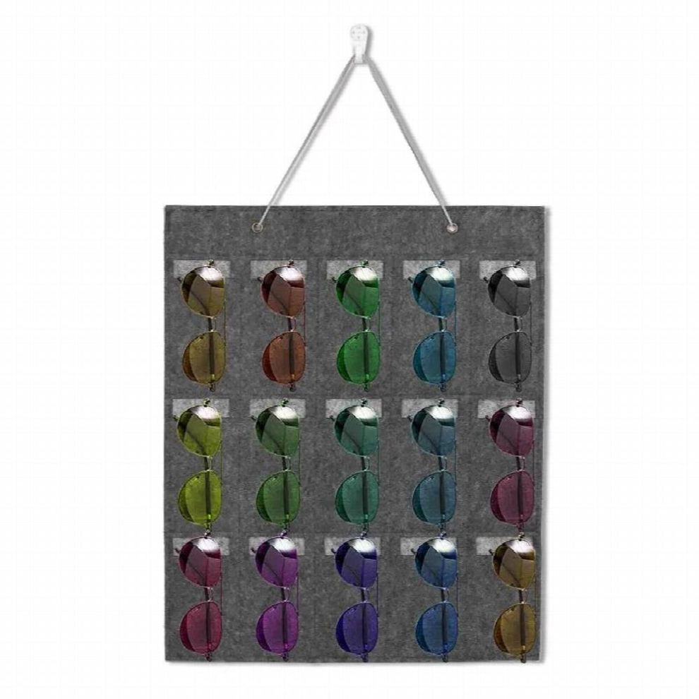 Glasses Organizer Storage Wall Hanging Bag Sunglasses Eyeglass Container