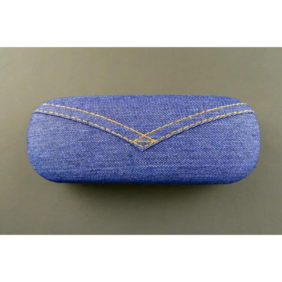Denim Eye Glasses Hard Case Box Women Men Protector Reading Myopia Glasses Sunglasses Storage Box Organizer