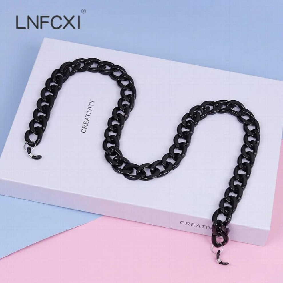 Multicoloured Cicixi Retro Bright Acrylic Sunglasses Chain Straps Lanyards Reading Glasses Hanging Neck Glasses Chain