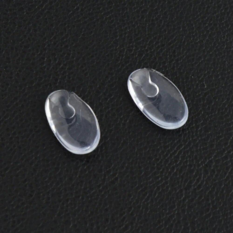 Multicoloured 50Pairs(100Pcs) Anti Slip Pvc Nose Pads For Eyeglasses Sunglass Glass Spectacles Eyewear Titanium Frame Nose Pad