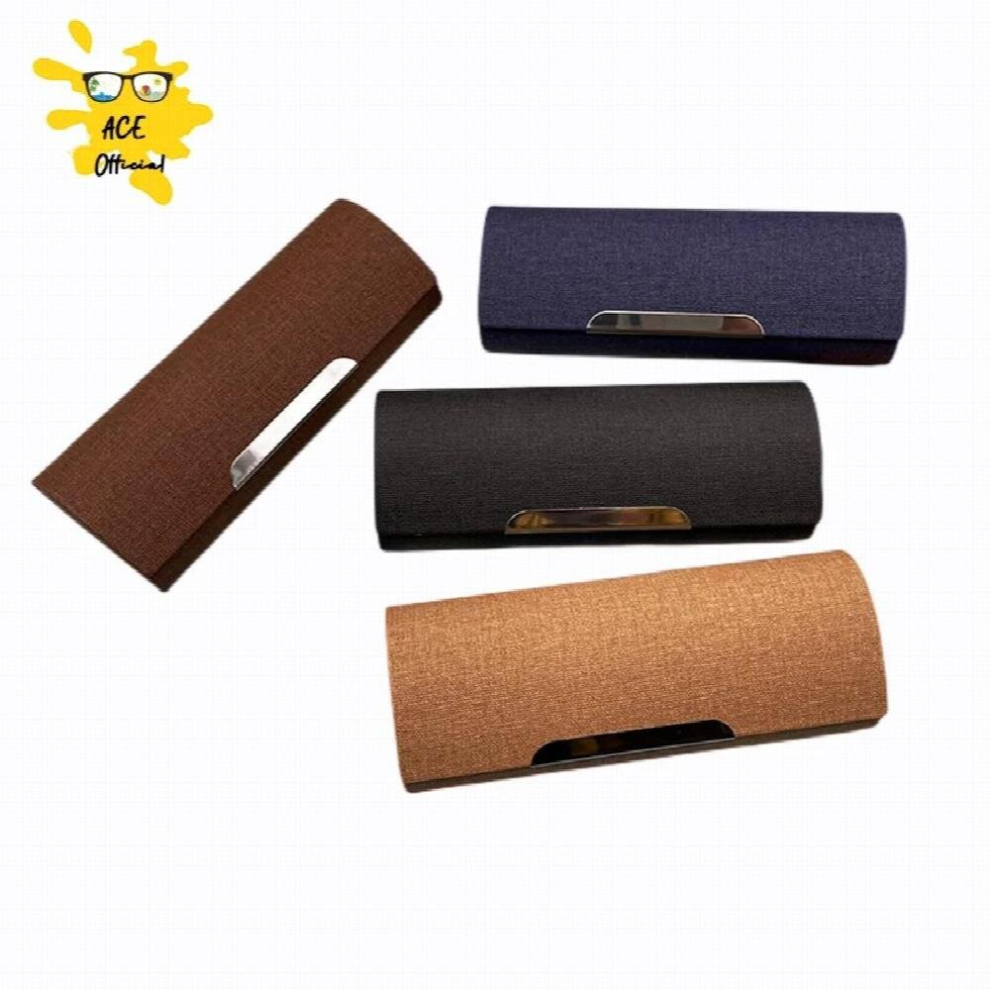 Retro Leather Sunglasses Glasses Case Portable Myopia Frame Case Glasses Bag Storage Box