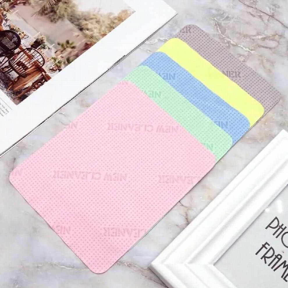 Multicoloured 5Pcs Non-Slip Wipes Cleaner Clean Glasses Lens Cloth For Sunglasses Microfiber Eyeglass Clothes For Camera Computer