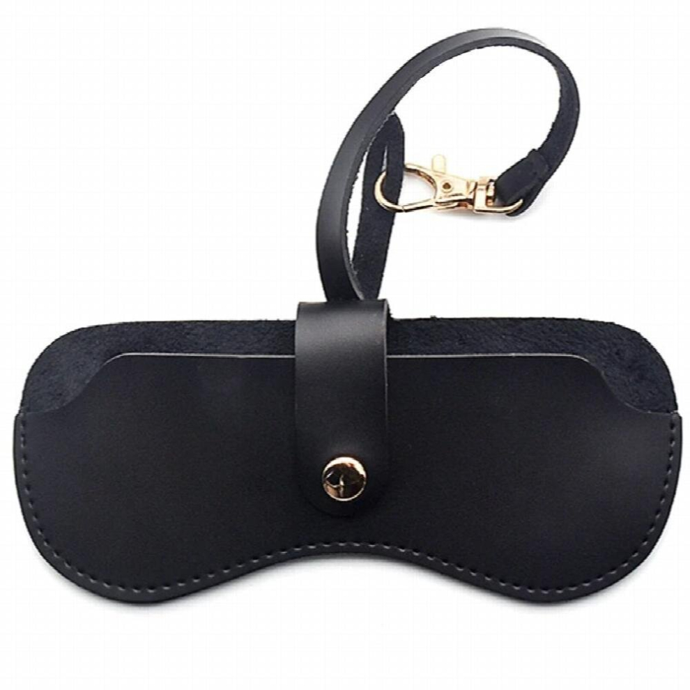 Simplicity Snap Glasses Case PU Leather Eye Glasses Container Cover Portable Sunglasses Storage Box Ultra-thin Glasses Case