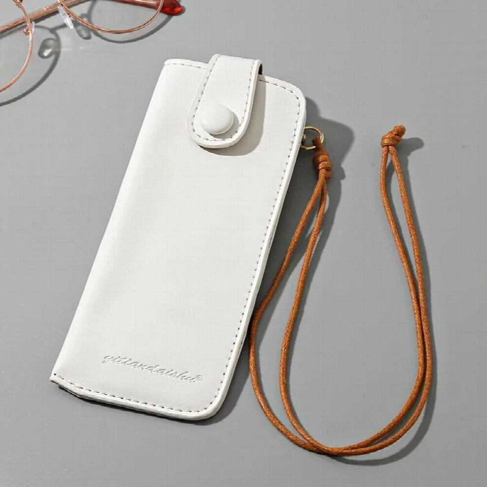 Durable Leather Eye Glasses Sunglasses Hard Case Convenient Lightweight Protector Box Solid Pouch Bag Easy To Carry