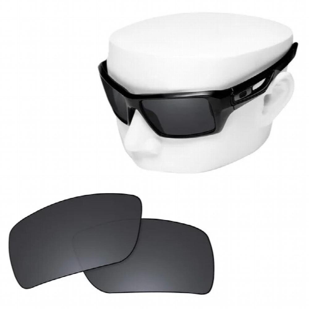 Polarized Replacement Lenses of Dark Grey for-Oakley Eyepatch 2 OO9136 Sunglasses
