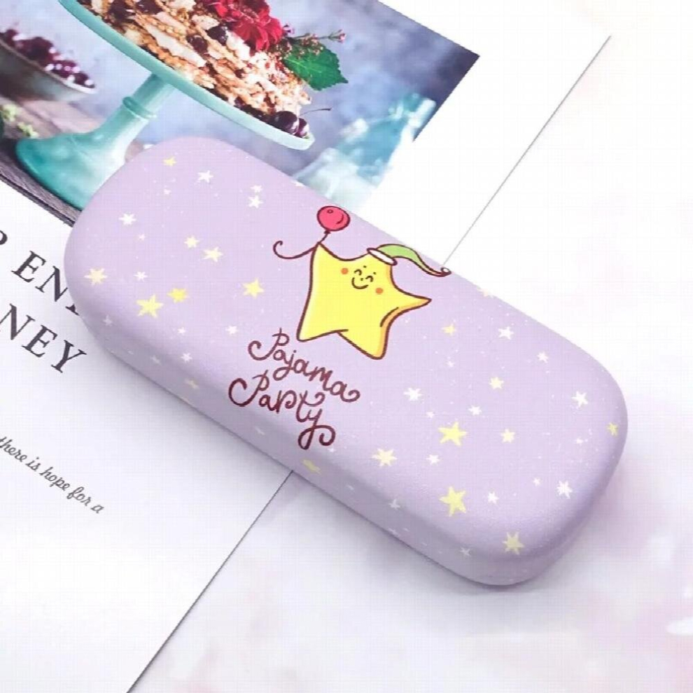 1PC Portable Cartoon Star Glasses Case Sunglasses Reading Glasses Box Spectacle Case Hard Eyewear Protector Holder