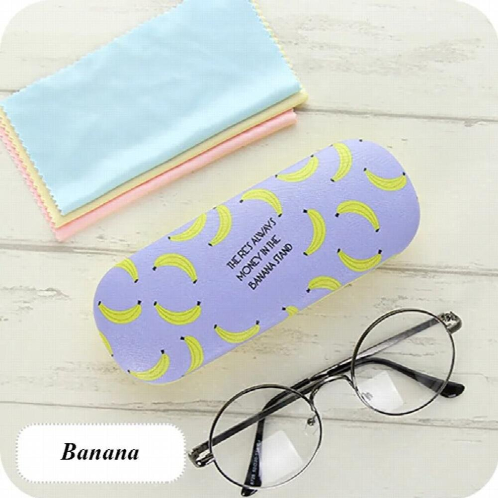 Mimiyou Fruits attern Cartoon PU Spectacle Cases for Eyeglasses Portable Rectangle Sunglasses Box Bag Eyewear Protector