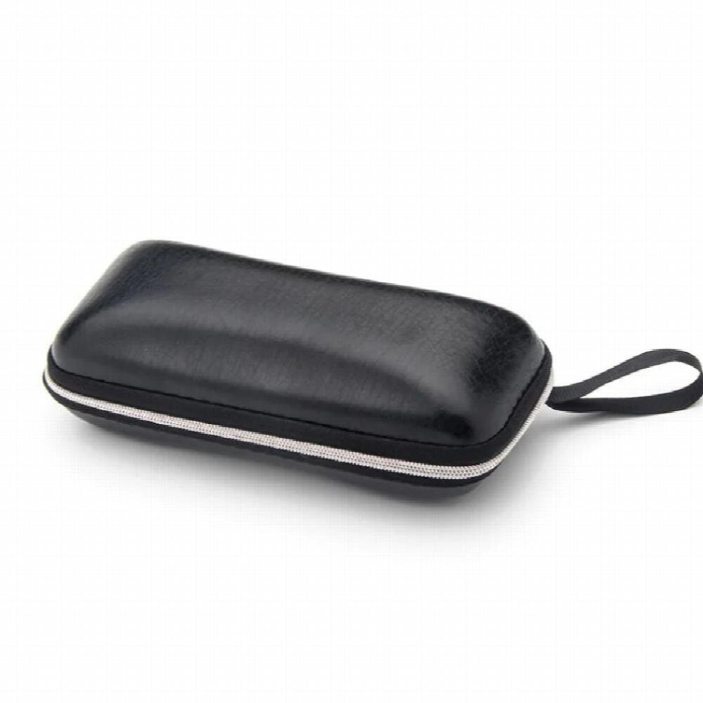 Fiber Style Zipper Leather Glasses Case Sunglasses Case Zipper Case Eyewear Accessories PU Leather