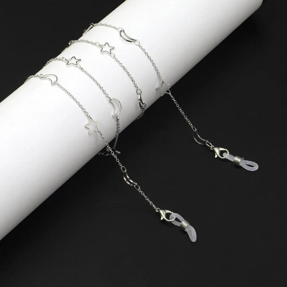 Moon Star Woman Sunglasses Chain Pendant Neck Chains Anti Falling Glasses Eyeglasses Cord Necklace