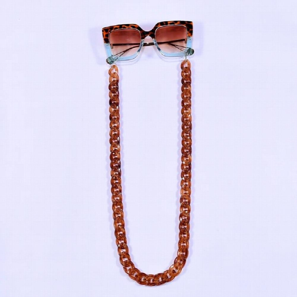 Geometric Acrylic Glasses Chain for Women Eyewear Reading Sunglasses Hanging Neck Chain Lanyard Holders Strap