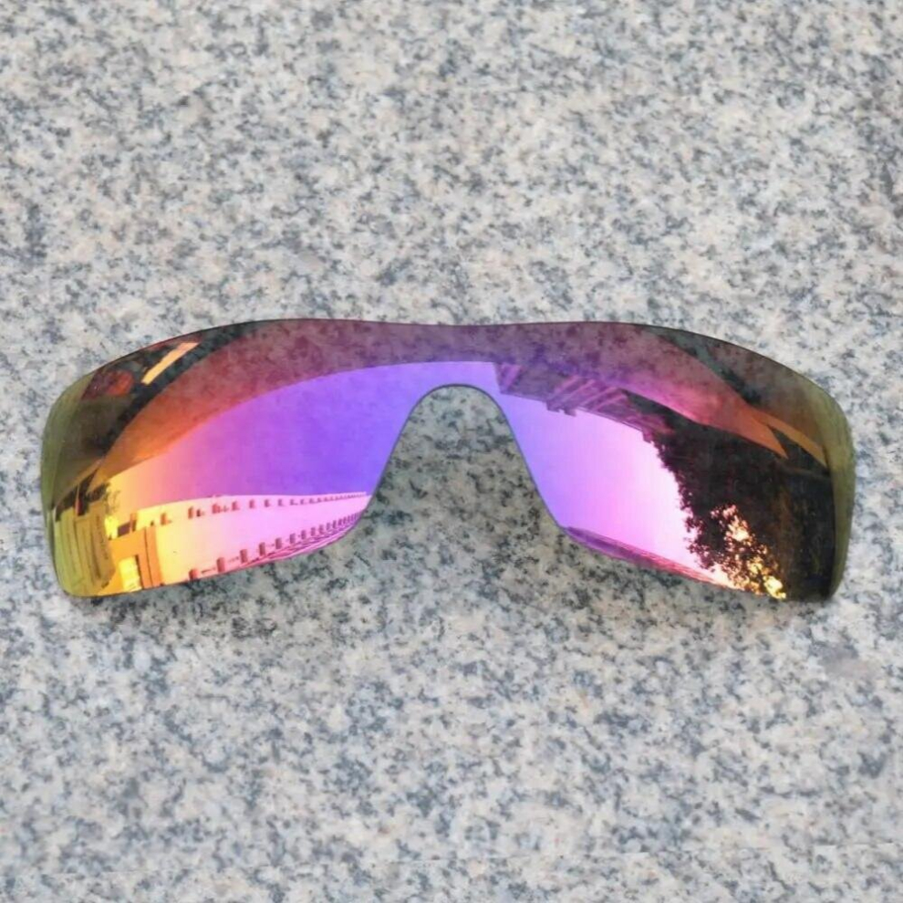 Multicoloured E.o.s Polarized Enhanced Replacement?Lenses?For?Oakley?Batwolf Sunglasses -Midnight Sun Polarized Mirror