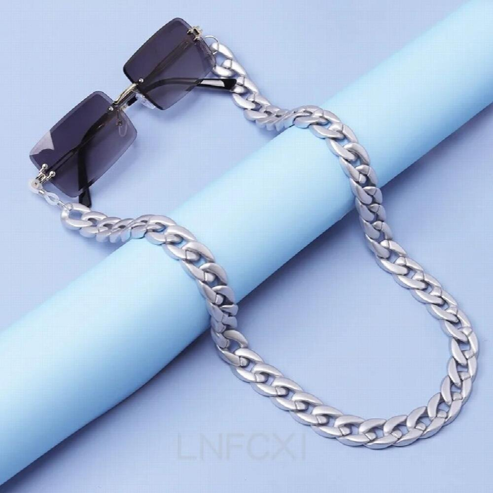 Multicoloured Cicixi Matte Retro Acrylic Glasses Chain Lanyards Reading Glasses Hanging Neck Chains Sunglasses Chain Straps