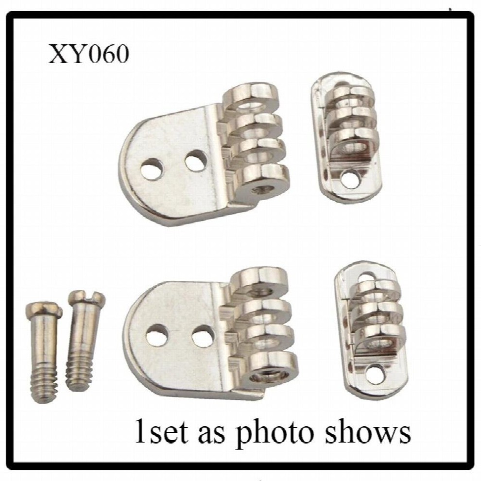 Multicoloured 10Sets 6Mm Width Eyeglasses Hinge,Acetate Sunglasses,Wooden Glasses Parts Replacement Hinge Replace Xy060