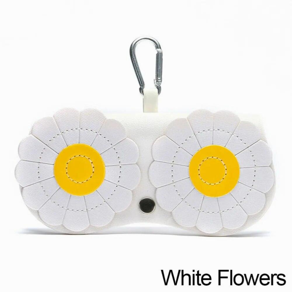 Cartoon Portable Case Animal Female PU Leather Sun Eye Glasses Box For Women Eyeglass Sunglasses Protection Bags