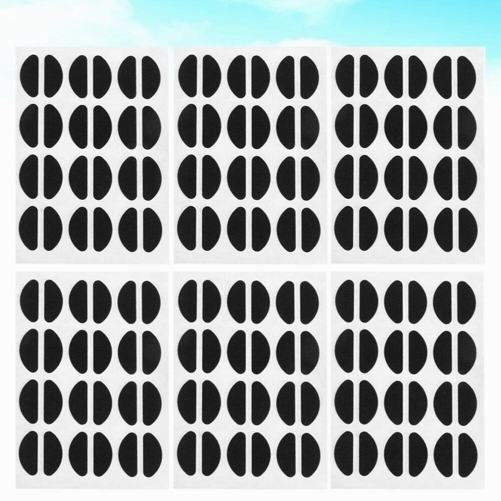Black Silicone Bridge Nose Pad Bridge Nose Pad Sunglass Nose Pads Non-Slip Spectacle Nose Pads Non Slip Nosepads