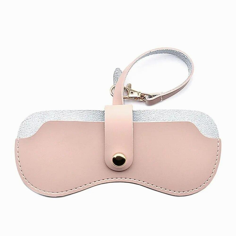 PU Leather Glasses Bag Sunglasses Case Portable Myopia Eyewear Protector Hanging Wrist Storage Box