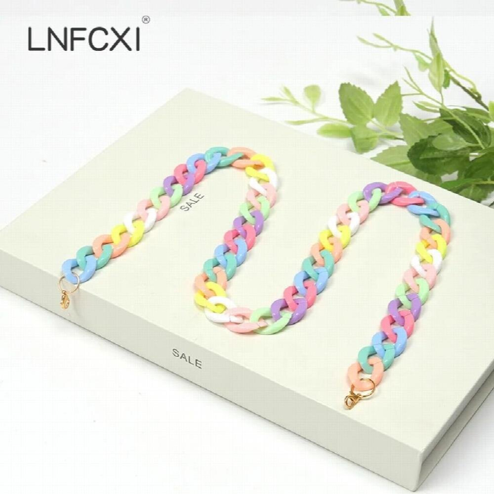 Multicoloured Men Women Neck Chain For Mask Glasses Acrylic Sunglasses Chains Lanyard Reading Eyeglasses Cord Neck Strap Rope