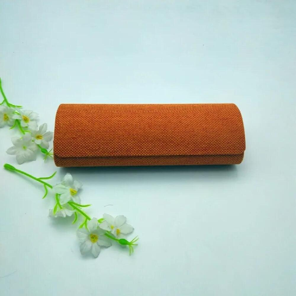 Linen Cylinder Myopia Glasses Case Glasses Case Glasses Case Sunglasses Case Storage Box
