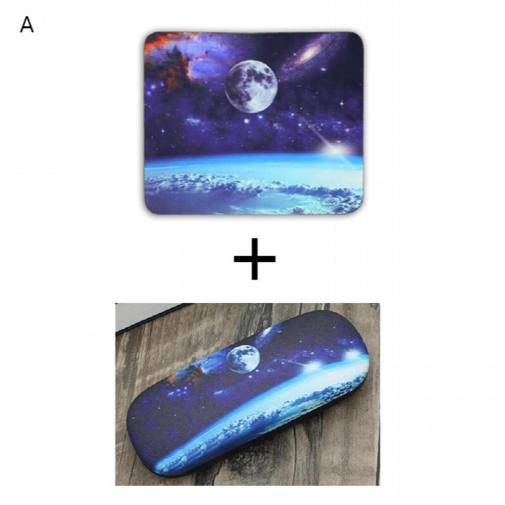 Hard Glasses Protective Starry Universe Planet Eyewear Case Pocket Reading Glasses Accessories Portable Sunglasses Box