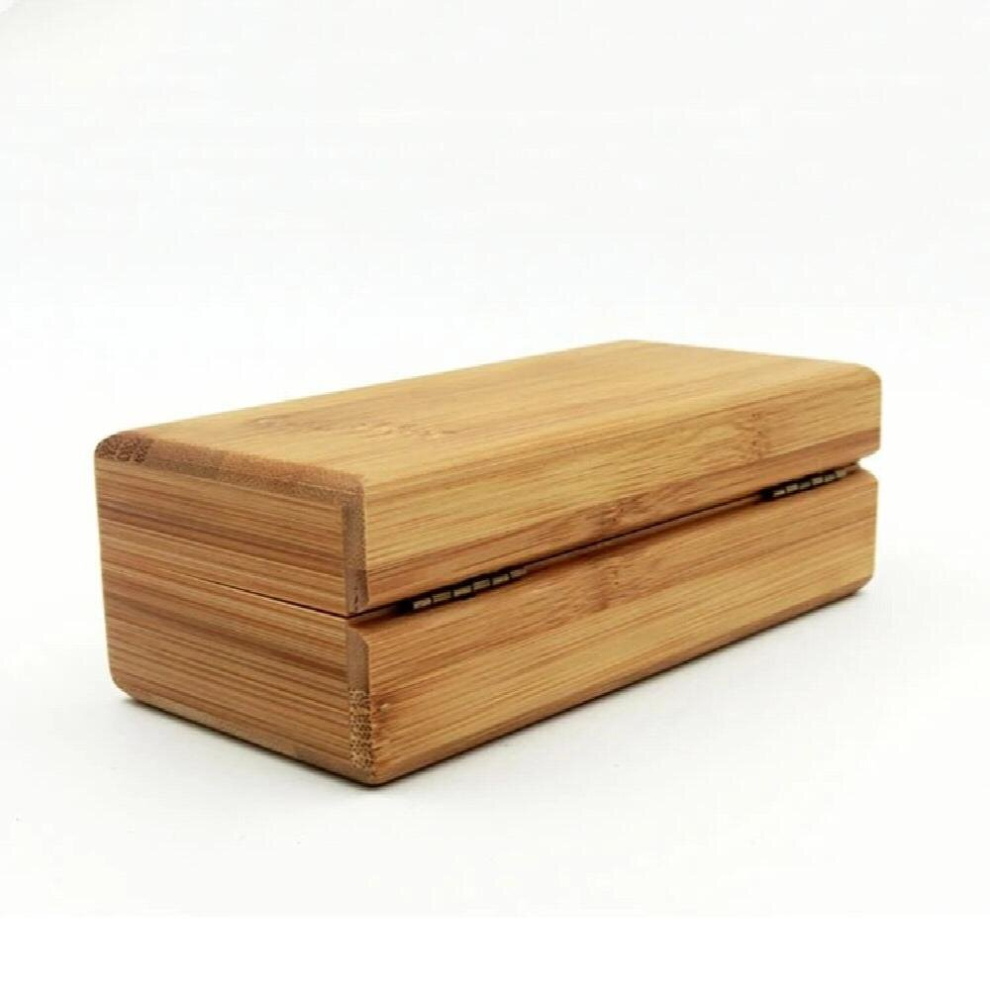 bamboo glasses box Flap Box Portable High Wooden Eyewear Case Sunglasses Myopia glasses Storage Case