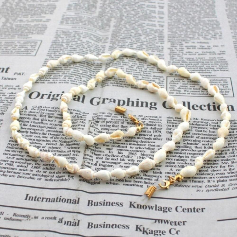 Reading Glasses Chain Shell Sunglasses Holder Neck Strap Rope Ornaments Necklace