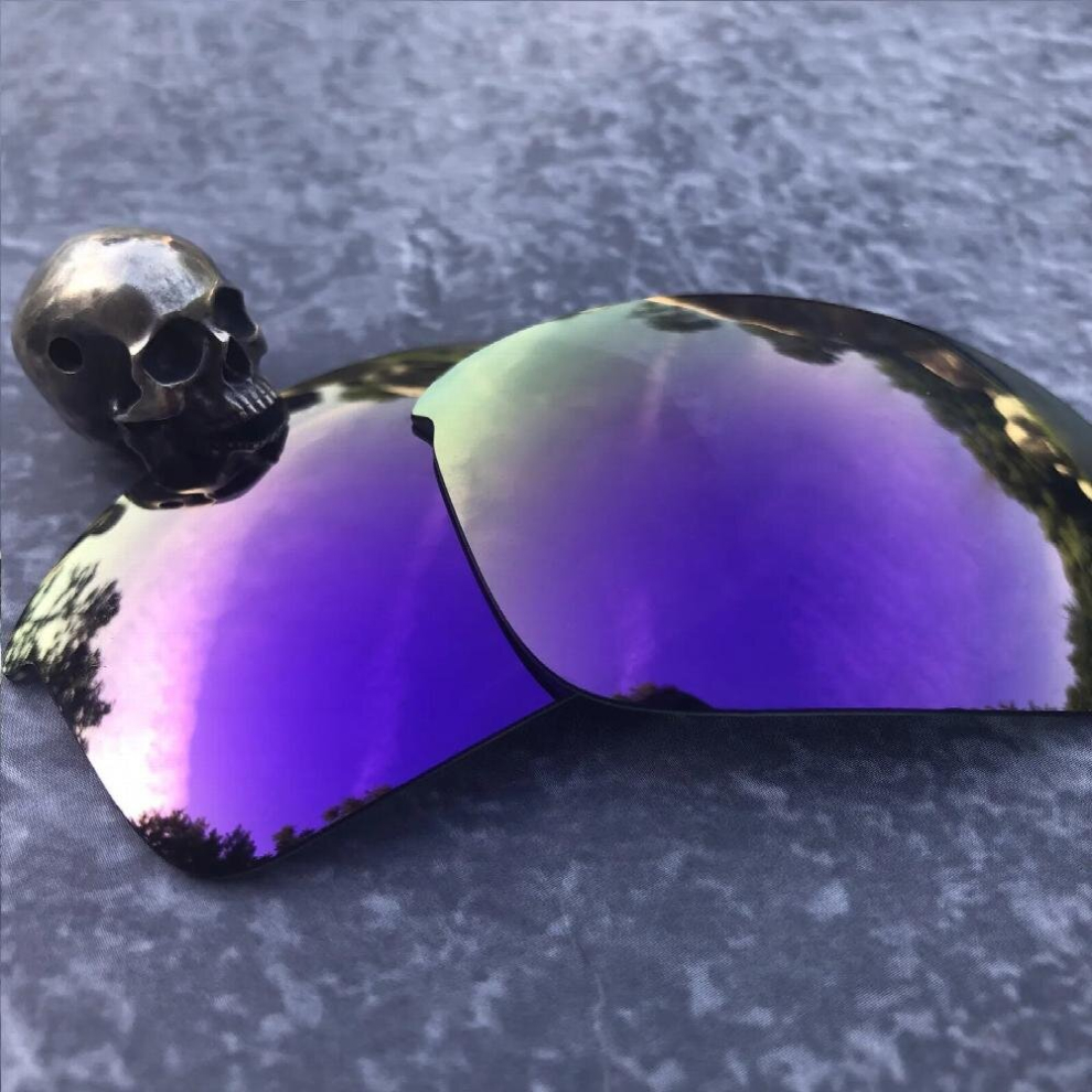 Multicoloured True Polarized Enhanced Replacement Lenses For-Oakley Bottle Rocket Oo9164 Sunglass (Lens Only)-Purple Mirror