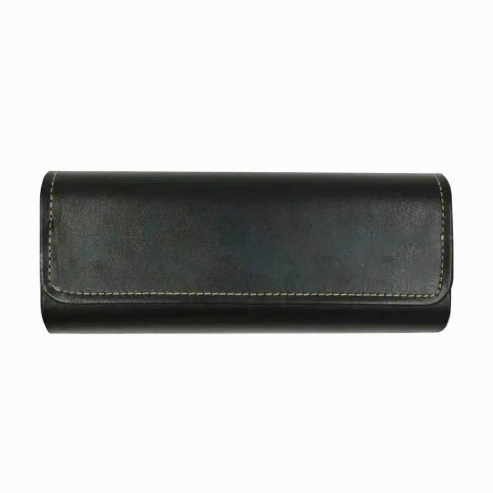Leather Eyewear Case Optical Retro Myopia Glasses Sunglasses Storage Box Men And Women Eyewear Accessories