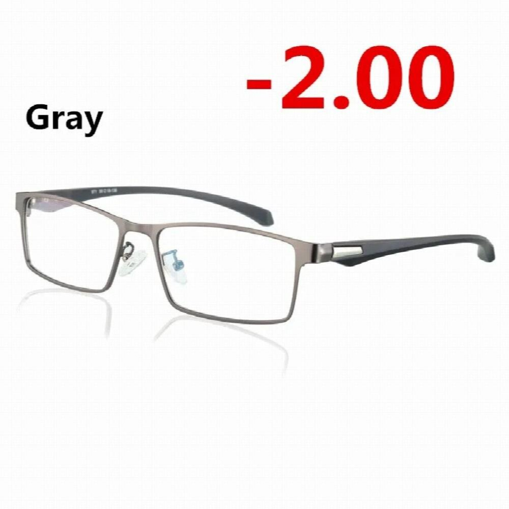 Multicoloured Full Rim Sun Photochromic Myopia Eyeglasses Optical Men Student Finished Myopia Eyewear Prescription Glasses Frame-1.0 -4.0
