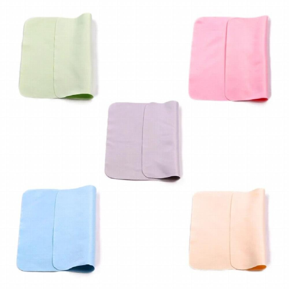 Multicoloured 20Pcs Cleaner Glasses Lens Cloth Wipes For Sunglasses Phone Computer Small Microfiber Eyeglass Cleaning Cloth Accessories