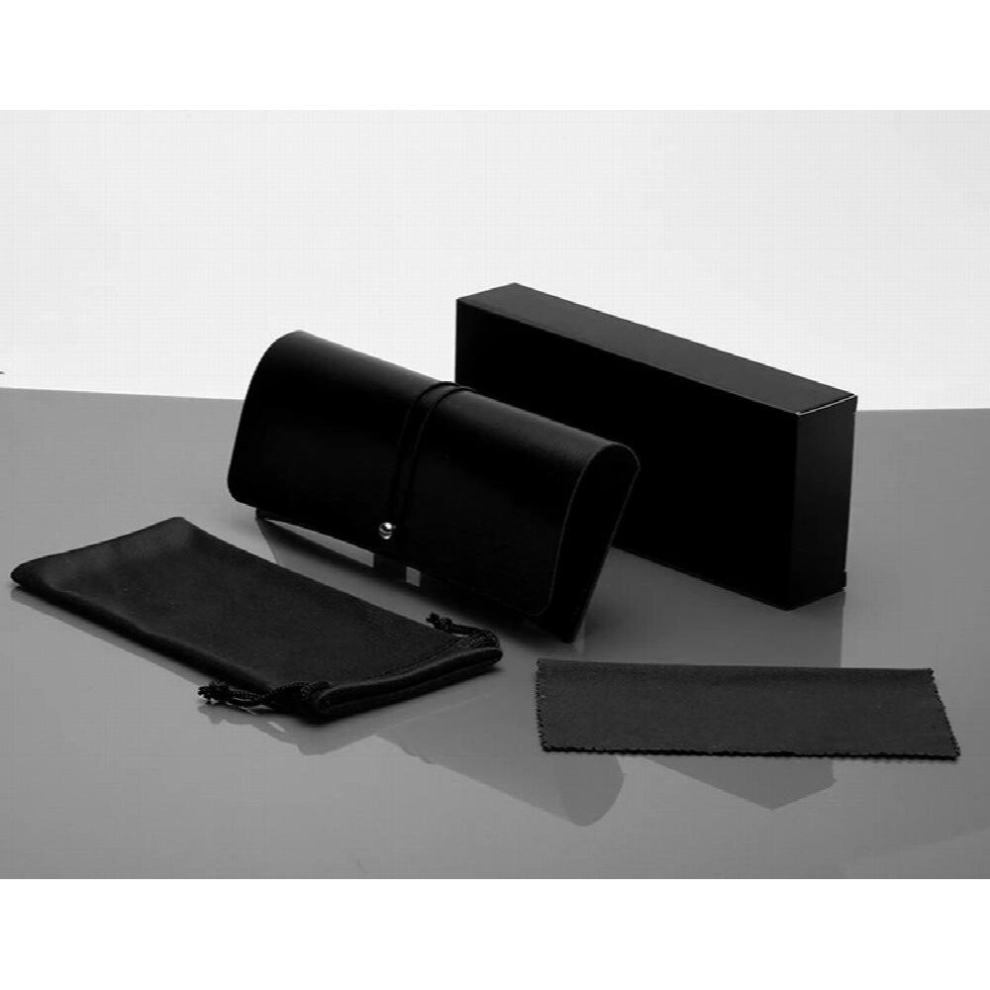 PU leather glass case retro unisex sunglasses storage box green eyewear box bag