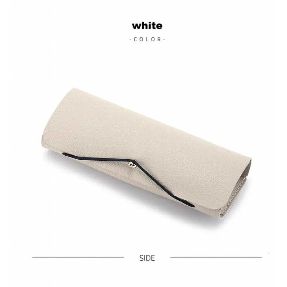 Banding Portable Glasses Case Magnetic PU Leather Fold-able Sunglasses Eyeglass Box Holder Eyewear Accessories