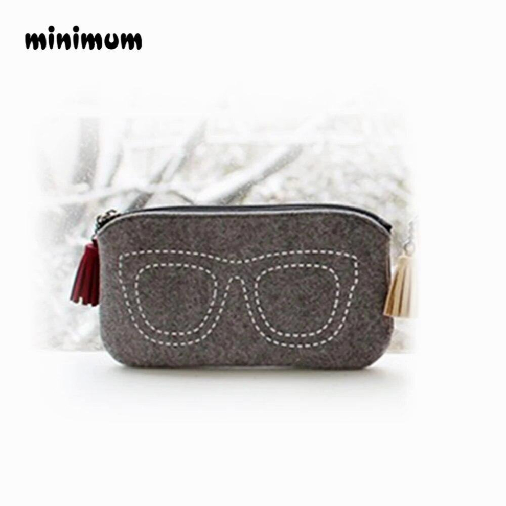 MINIMUM Top-grade Felt Cloth Sunglasses Boxes High Fabric Glasses Case Eyeglasses Accessories Light Easy to Carry