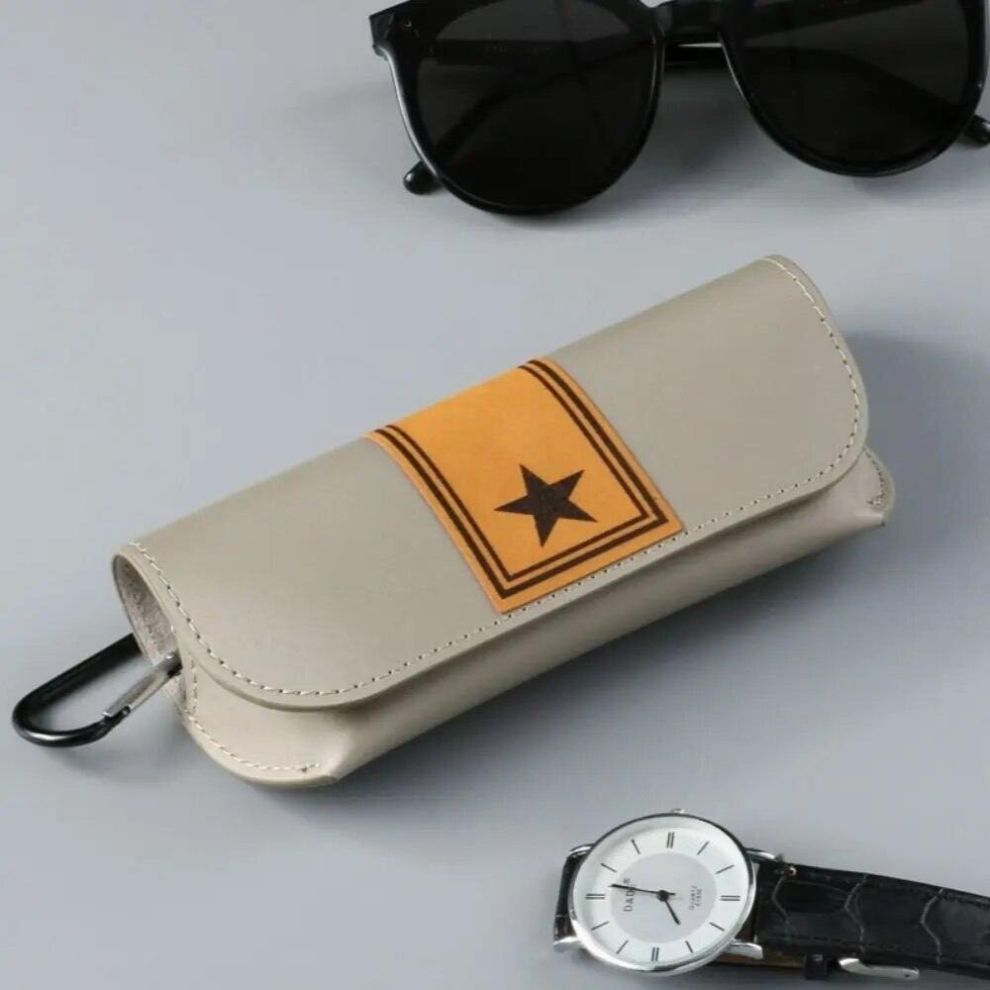 Leather Portable PU Glasses Bag Eyeglasses Storage Box Eyewear Case Hanging Sunglasses Case
