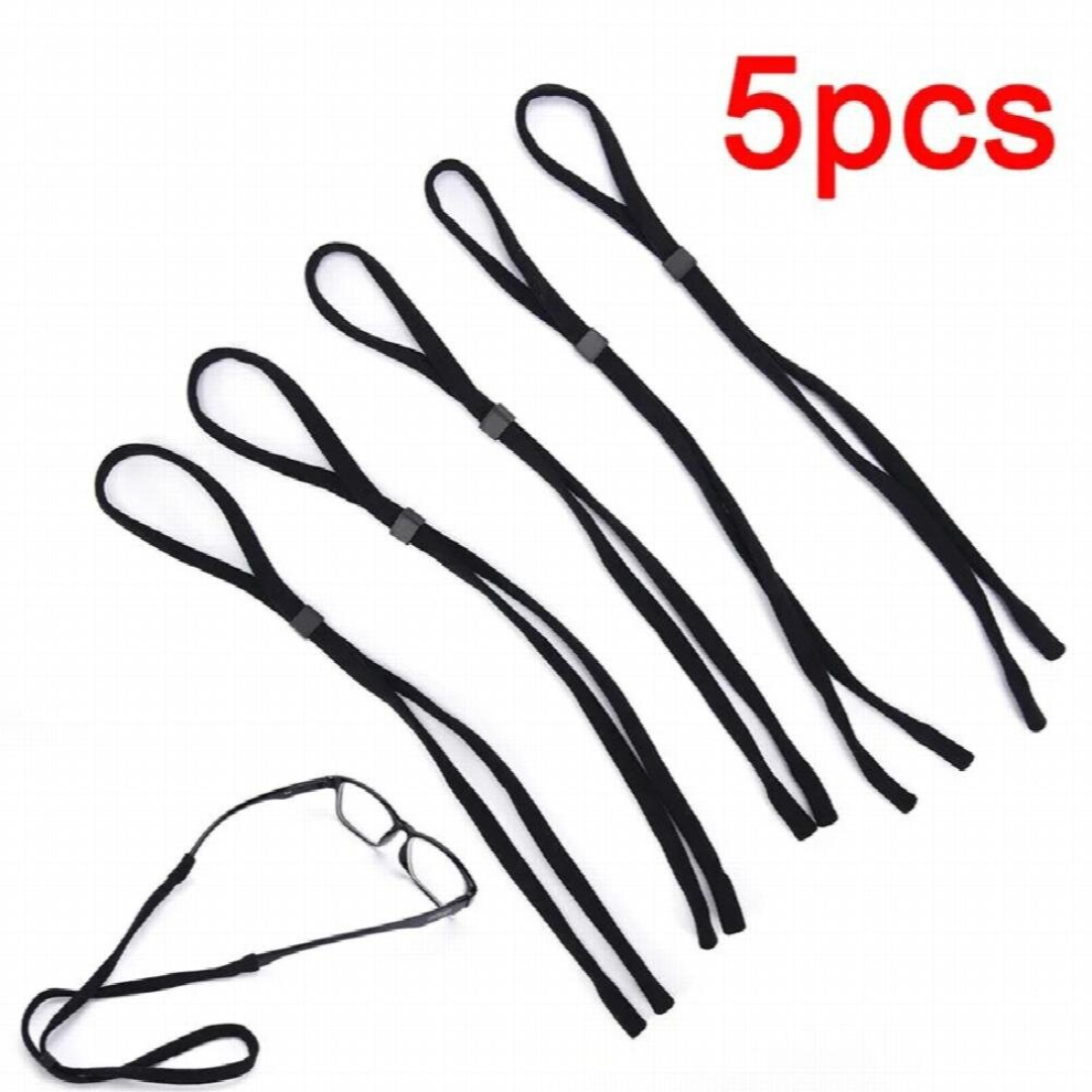 5Pcs Adjustable Eyeglass Glasses Sunglasses Neck Cord Strap String Lanyard Holder
