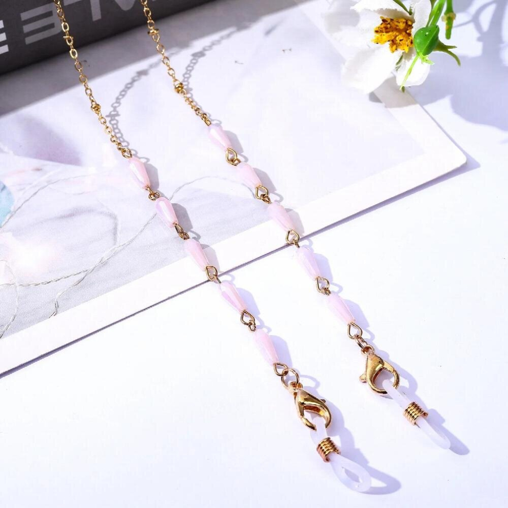 Multicoloured Crystal Eyewear Chain Mask Strap Rope Hanging Reading Glasses Holder Lanyard Chains Unisex Sunglasses Chain