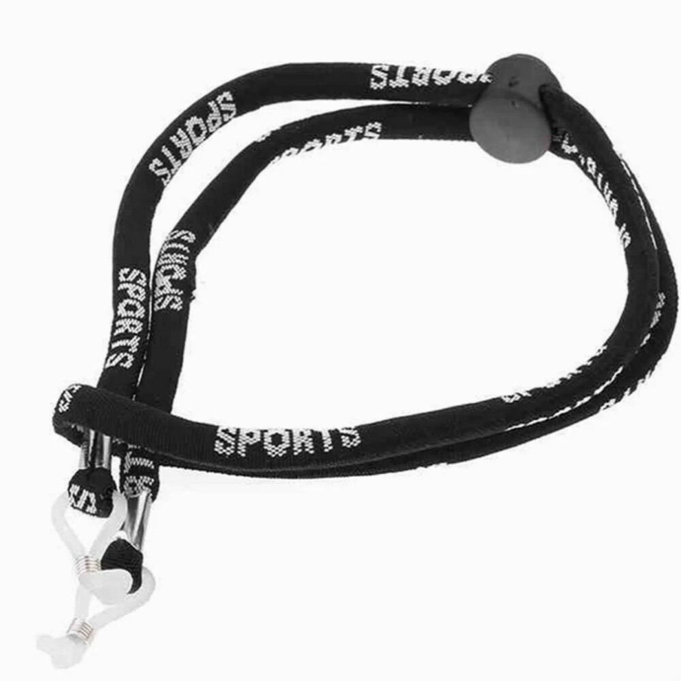 Black Floating Sunglasses Chain Sport Glasses Cord Eyeglasses Adjustable Buckle Eyewear Cord Holder Neck Strap Reading Glasses Chains