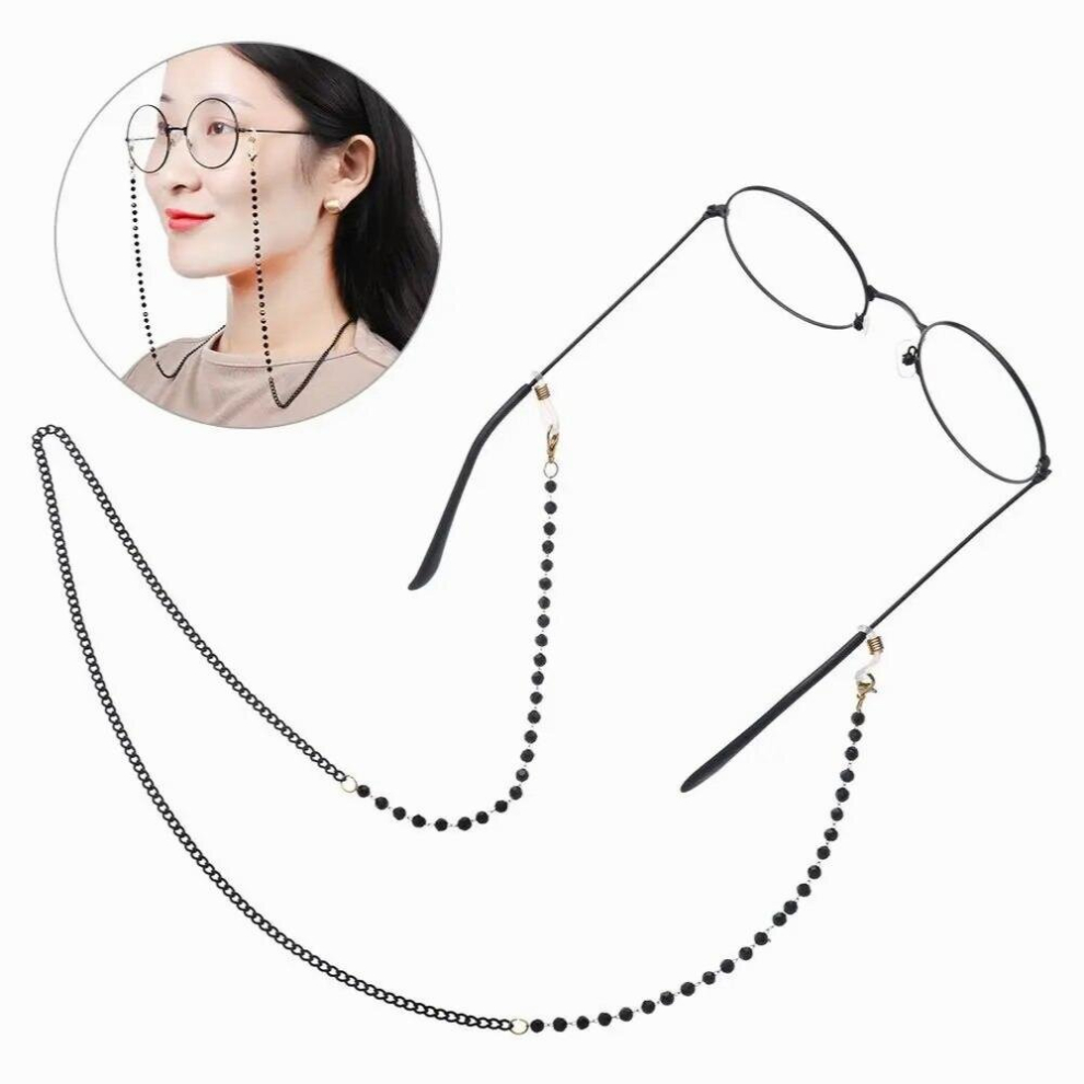 Strap Rope Metal Sunglass Acrylic Crystal Eyedress Lanyard Eyeglasses Necklace Strap Cord Holder Reading Glass Chain