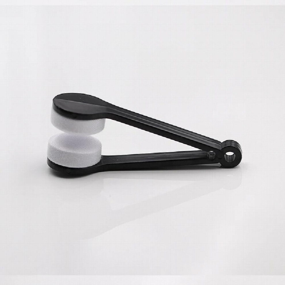 1Pack Portable Multifunctional Glasses Cleaner Wipe Glasses Sunglasses Glasses Microfiber Cleaning Brush