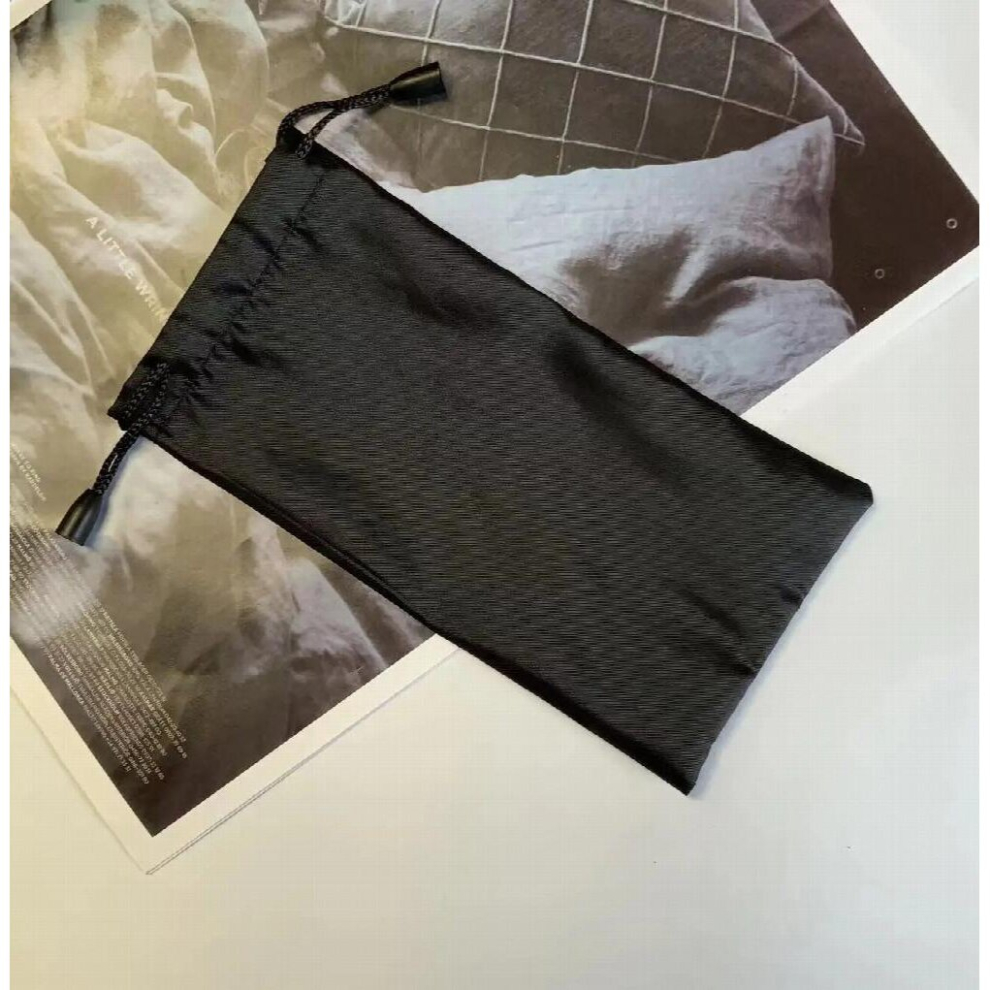 5pcs Solid Sunglasses Bags Drawstring Pouch Bags Portable and Ultra Light Waterproof and Dustproof Sunglasses Storage Bag