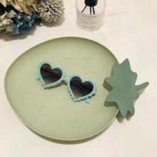 edge wave plastic heart-shaped glasses 2033 childrens baby sun visor UV400 Sunglasses