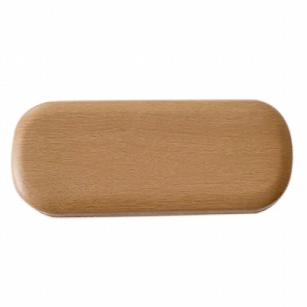 Portable Glasses Case Hard Wooden Grain Spectacle Frame Box Reading Glasses Sunglasses Holder Storage Case