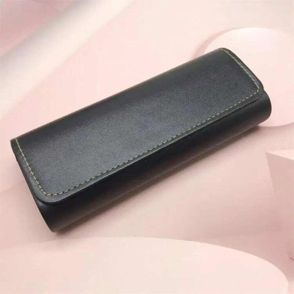 Myopia Leather Glasses Case Leather Sunglasses Case for Women Eyeglasses Case Sun Glasses Pouch Solid Eyewear Accessories