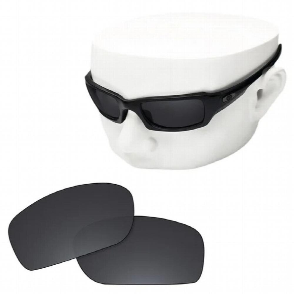 Polarized Replacement Lenses of Dark Grey for-Oakley Fives Squared Sunglasses