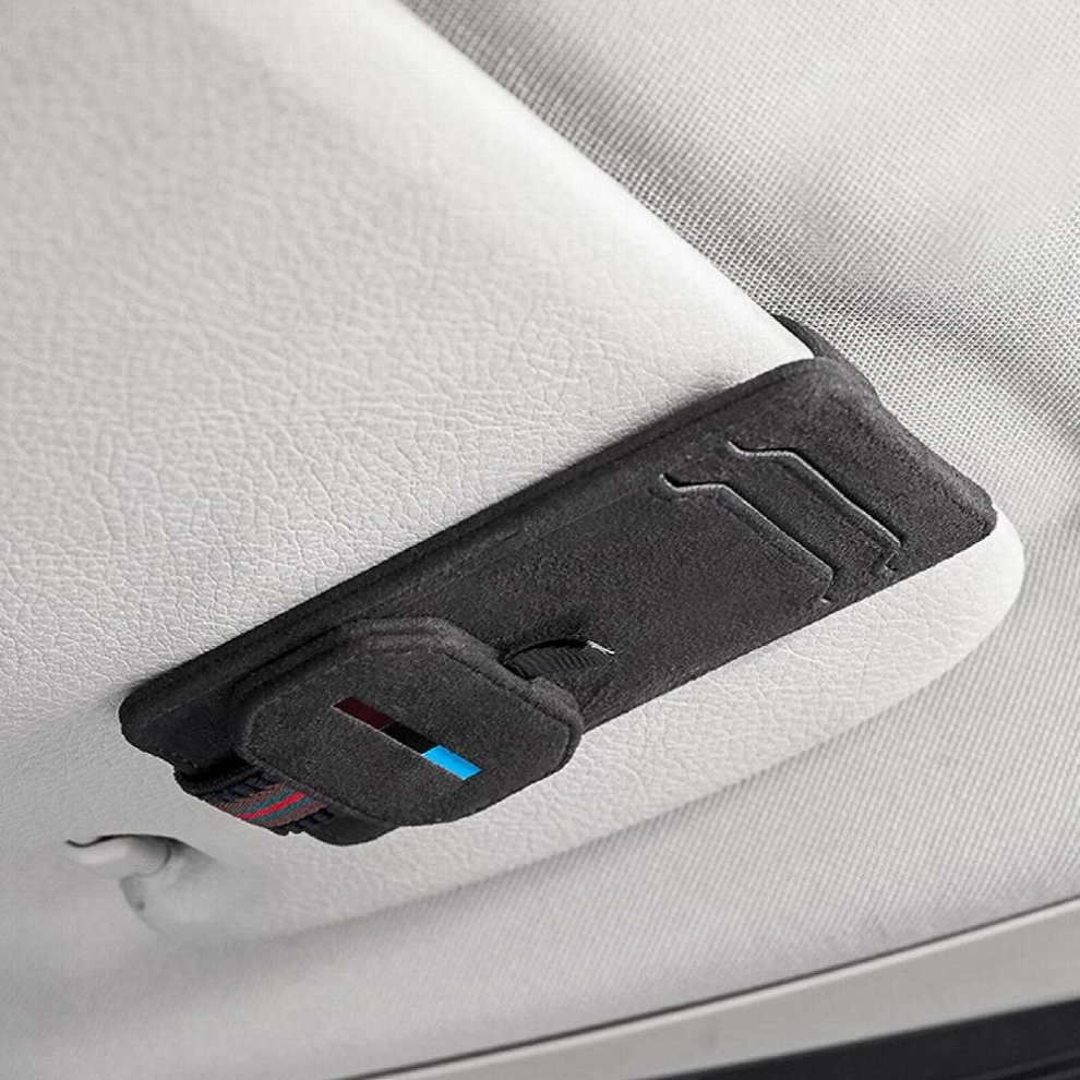 Magnetic Leather Sunglass Holder For Car, Magnetic Eyeglass Hanger Clip For Car Sun Visor, Suitable For Thin Leg Glasses Multicoloured 885672092986
