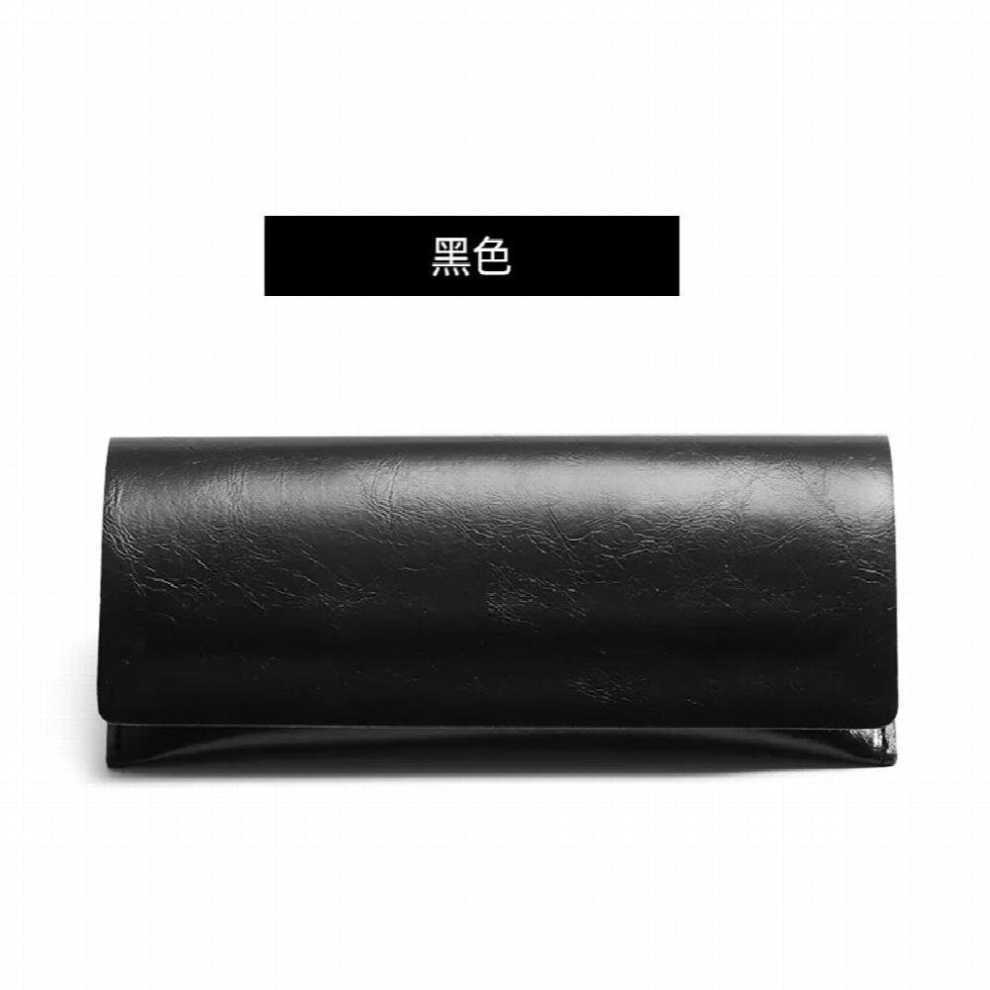 Magnetic Glasses Case Soft PU Leather Sunglasses Myopia Glasses Box Portable Glasses Bag Storage Box Eyewear Protection Box