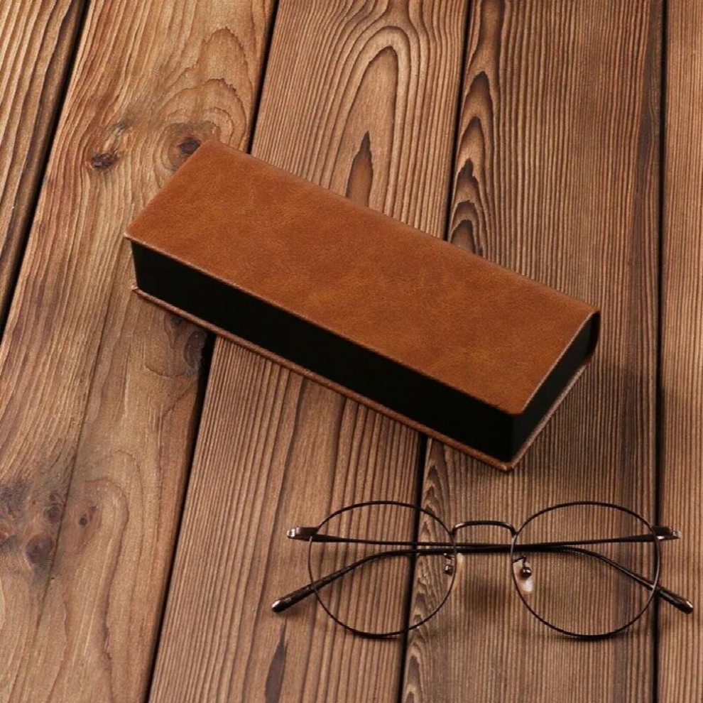 Leather Eyewear Case Sunglasses Myopia Glasses Storage Box Portable Travel Sunglasses Bag Glasses Case