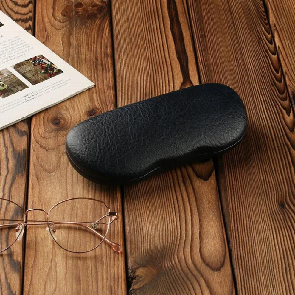 Vintage Soft Leather Eyewear Case Sunglasses Myopia Presbyopic Glasses Box Portable Eyewear Storage Case Eyewear Accessories