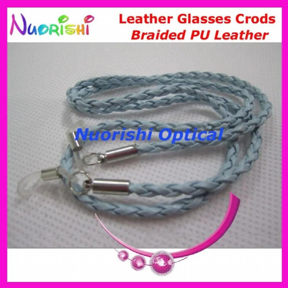 Multicoloured 10Pcs Braided Pu Leather Eyeglasses Sunglasses Eyewear Spectacle Lanyard Cords Chain L724